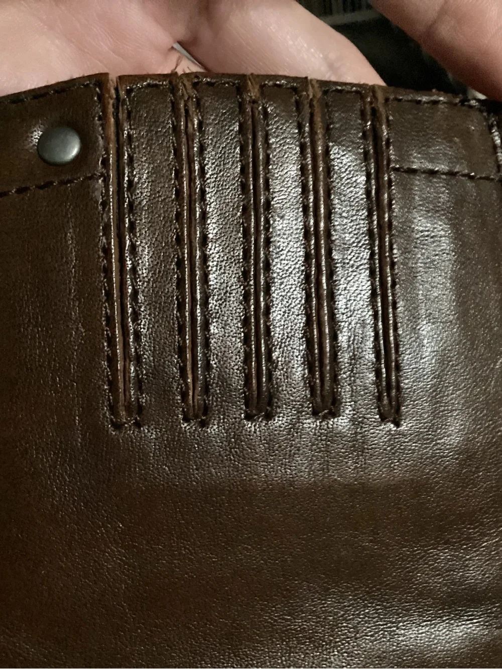 Born Brown Studded Over-the-Knee Leather Boots